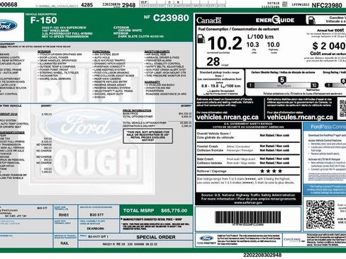 Used 2022 Ford F150 XLT w/ Equipment Group 301A Mid image 2