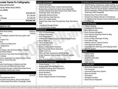 Used 2023 Hyundai Santa Fe Calligraphy image 38