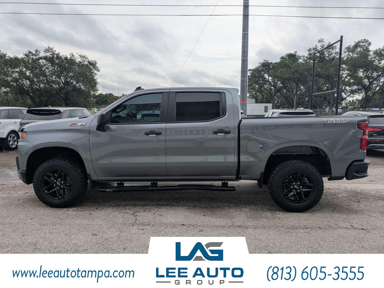 Used 2021 Chevrolet Silverado 1500 Custom Trail Boss w/ LPO, Dark Essentials Package AWD/4WD image 6
