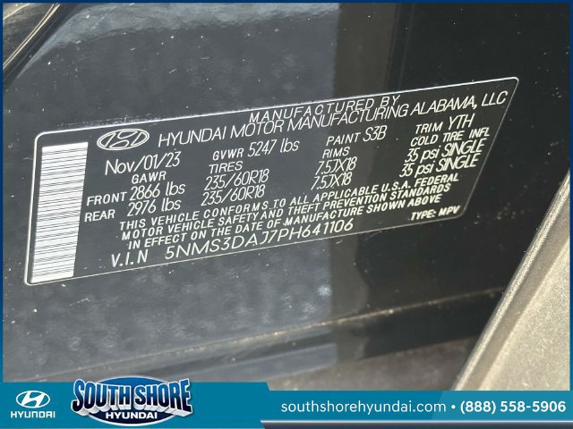 Certified 2023 Hyundai Santa Fe SEL w/ Premium Package AWD/4WD image 40