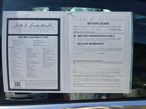 Certified 2022 Mercedes-Benz C 300 C 300 image 19