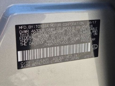 Used 2017 Lexus IS 200t F Sport w/ F Sport Package RWD image 26