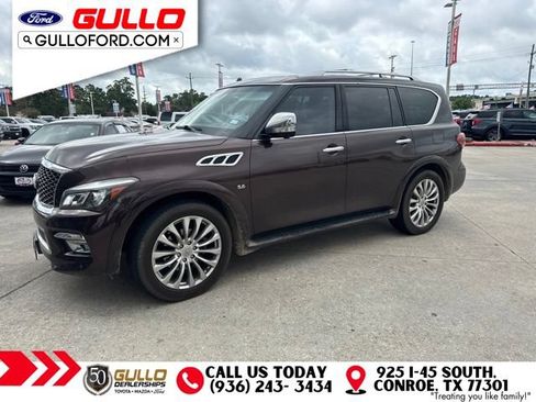 Used 2017 INFINITI QX80 4WD w/ Deluxe Technology Package image 7