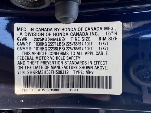 Used 2015 Honda CR-V EX image 41