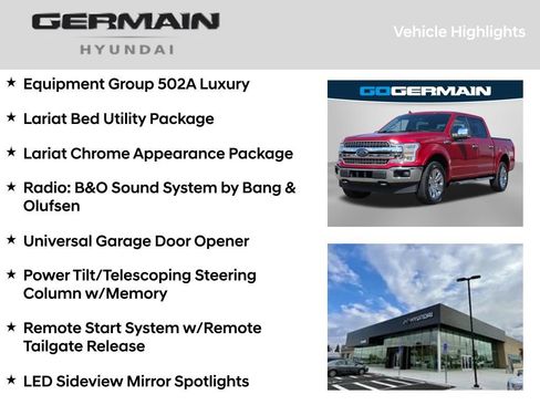 Used 2020 Ford F150 Lariat w/ Equipment Group 502A Luxury AWD/4WD image 9