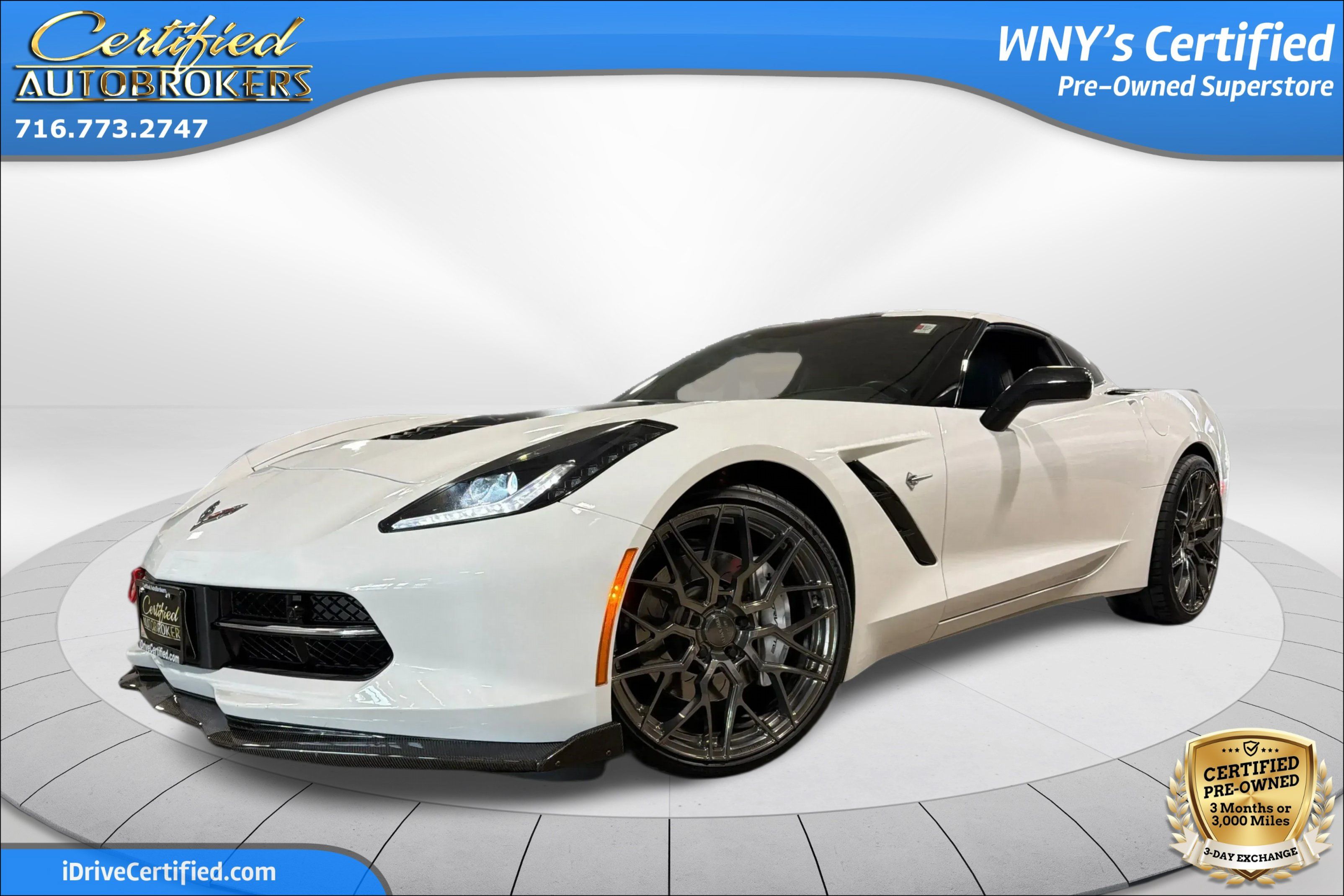 Used 2016 Chevrolet Corvette Stingray Coupe w/ 2LT Preferred Equipment Group RWD image 1