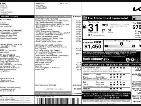 Used 2023 Kia K5 GT-Line w/ GT-Line Premium Package FWD image 54
