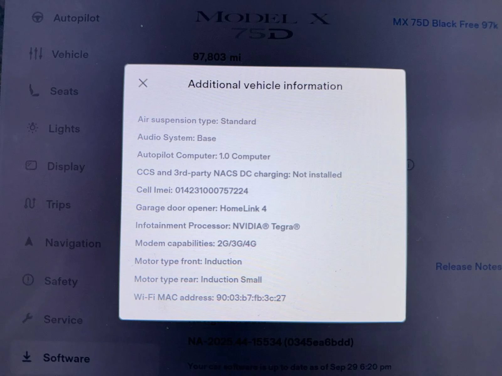 Used 2016 Tesla Model X 75D AWD/4WD image 21