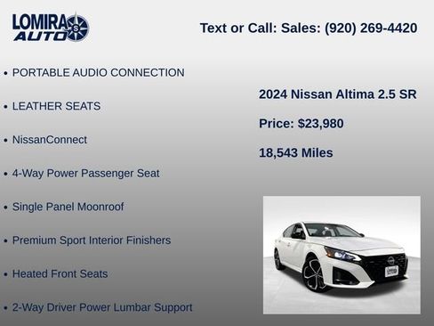 Used 2024 Nissan Altima 2.5 SR AWD/4WD image 27