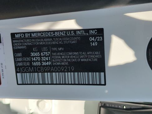 Certified 2023 Mercedes-Benz EQE 350+ 4MATIC SUV image 38