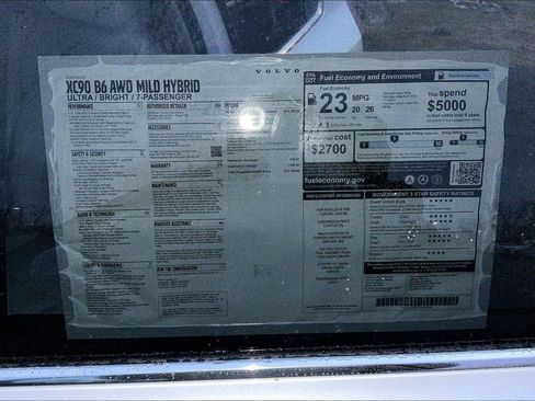 New 2026 Volvo XC90 B6 Ultra w/ Protection Package AWD/4WD image 14