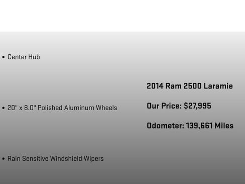 Used 2014 RAM 2500 Laramie w/ Convenience Group AWD/4WD image 24