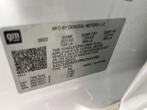 Used 2022 Chevrolet Silverado 1500 W/T w/ WT Value Package image 22