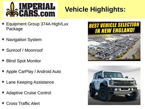 Used 2024 Ford Bronco Raptor w/ Interior Carbon Fiber Pack 6 AWD/4WD image 8