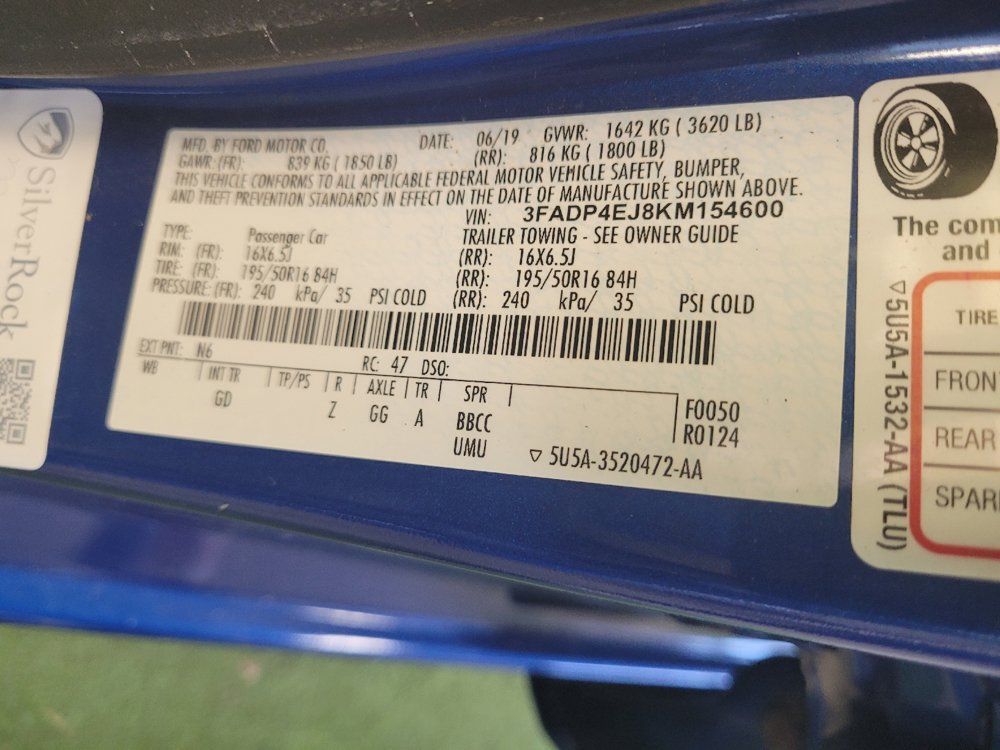 Used 2019 Ford Fiesta SE w/ Equipment Group 201A FWD image 33