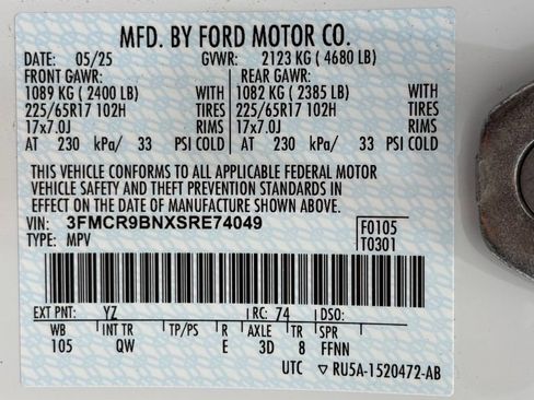 New 2025 Ford Bronco Sport Big Bend AWD/4WD image 47