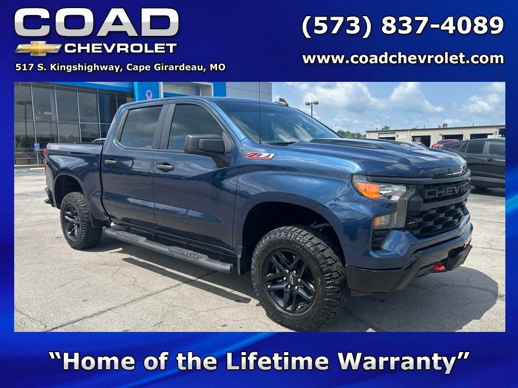 Used 2022 Chevrolet Silverado 1500 Custom Trail Boss AWD/4WD image 1
