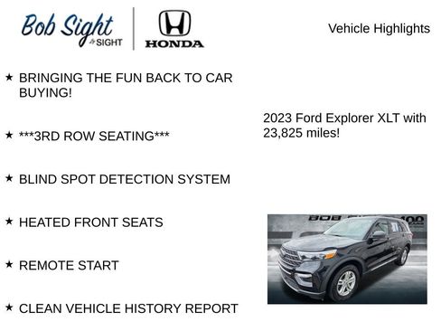 Used 2023 Ford Explorer XLT w/ Equipment Group 202A image 3
