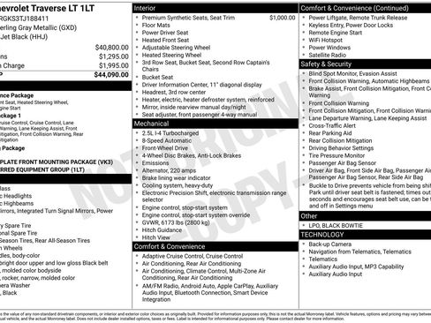 Used 2026 Chevrolet Traverse LT FWD image 28