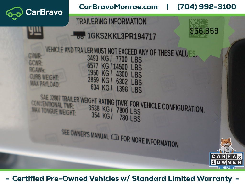 Certified 2023 GMC Yukon XL Denali Ultimate AWD/4WD image 50