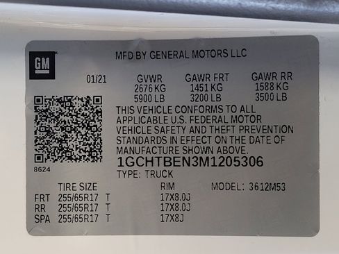 Used 2021 Chevrolet Colorado W/T w/ WT Convenience Package AWD/4WD image 33