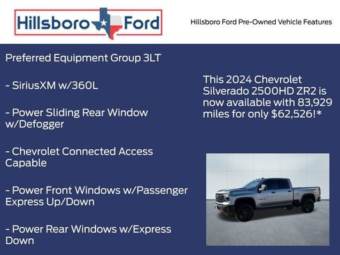 Used 2024 Chevrolet Silverado 2500 ZR2 w/ Technology Package image 3