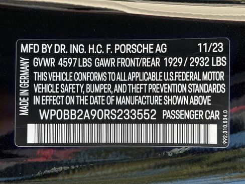 Certified 2024 Porsche 911 Targa 4 GTS image 36