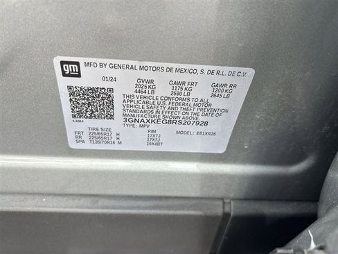 Certified 2024 Chevrolet Equinox LT w/ LPO, Floor Liner Package image 33