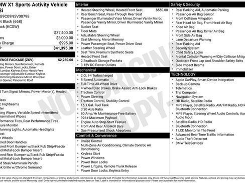 Used 2022 BMW X1 xDrive28i w/ Convenience Package AWD/4WD image 17