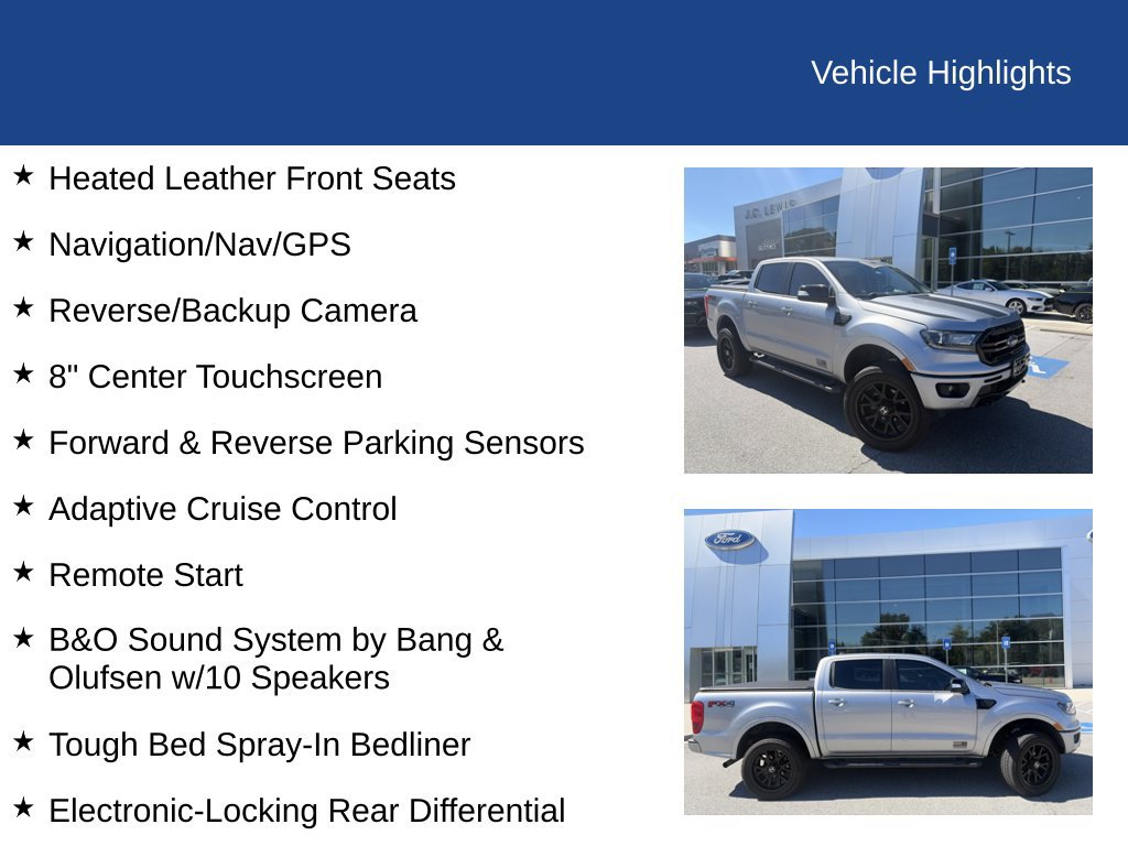 Used 2020 Ford Ranger Lariat w/ Equipment Group 501A Mid AWD/4WD image 5