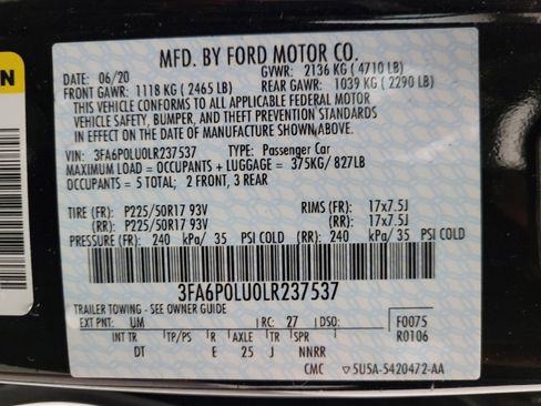 Used 2020 Ford Fusion SE image 33