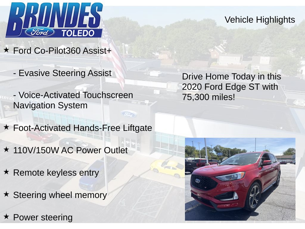 Used 2020 Ford Edge ST w/ Cold Weather Package AWD/4WD image 17