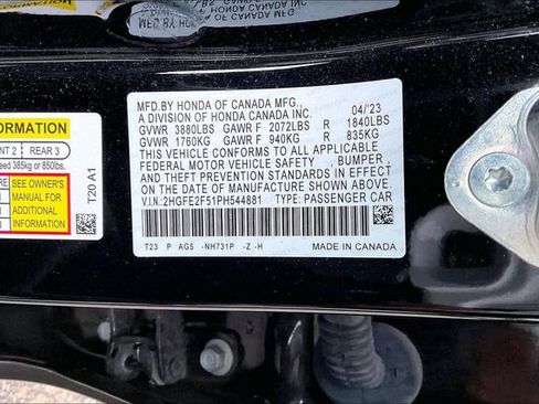 Used 2023 Honda Civic Sport image 14