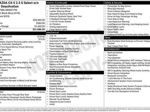 Used 2024 MAZDA CX-5 AWD 2.5 S w/ Select Package image 1