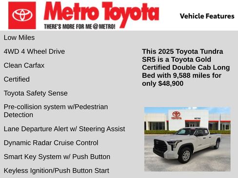 Certified 2025 Toyota Tundra SR5 AWD/4WD image 6