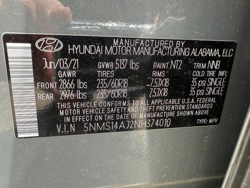 Used 2022 Hyundai Santa Fe SE image 42