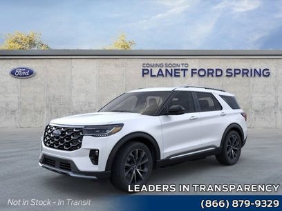 New 2026 Ford Explorer Platinum