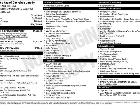 Used 2014 Jeep Grand Cherokee Laredo w/ 18" Wheel & 8.4" Radio Group image 37