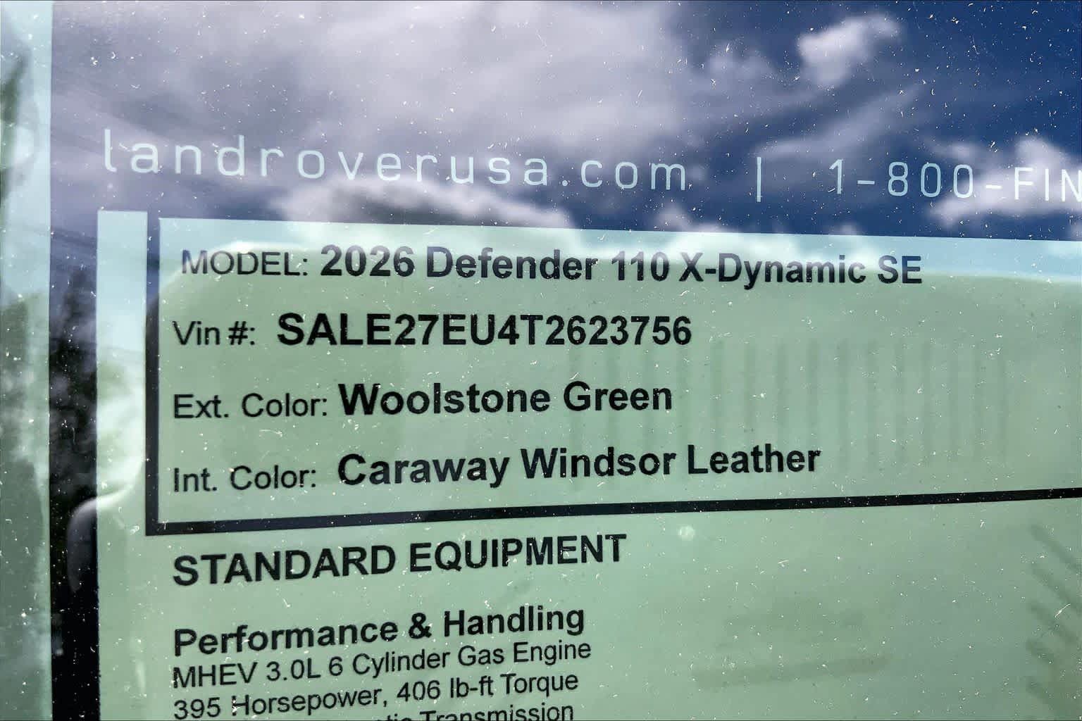 New 2026 Land Rover Defender 110 X-Dynamic SE AWD/4WD image 6