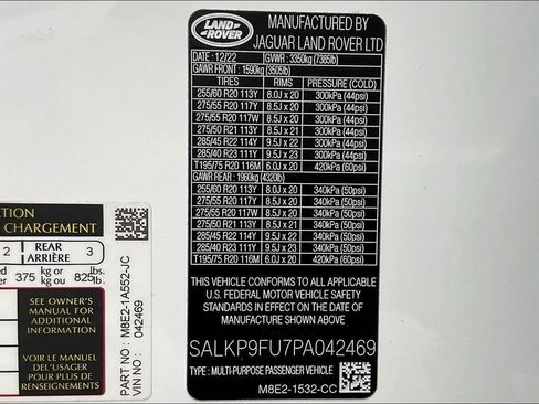 Used 2023 Land Rover Range Rover SE AWD/4WD image 19