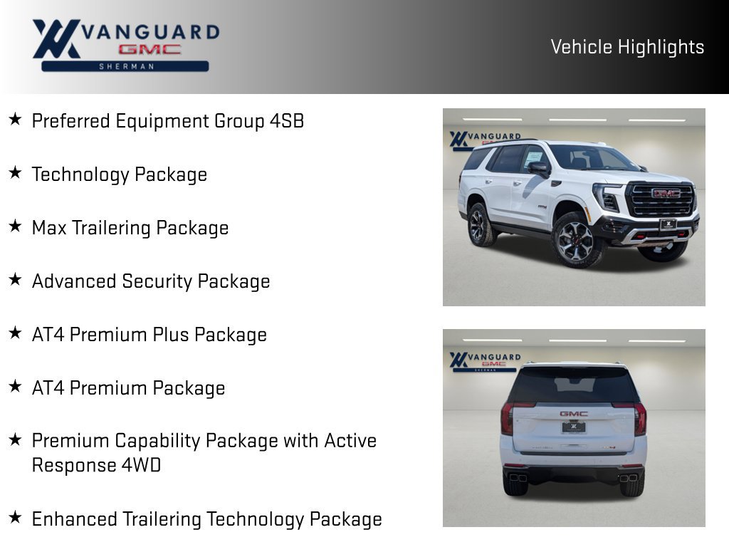 New 2027 GMC Yukon AT4 w/ AT4 Premium Plus Package AWD/4WD image 11