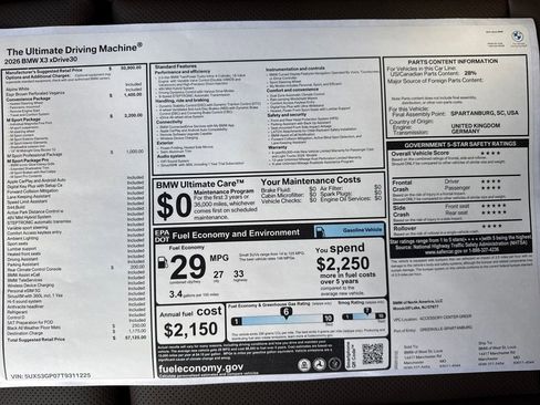 New 2026 BMW X3 xDrive30 image 9