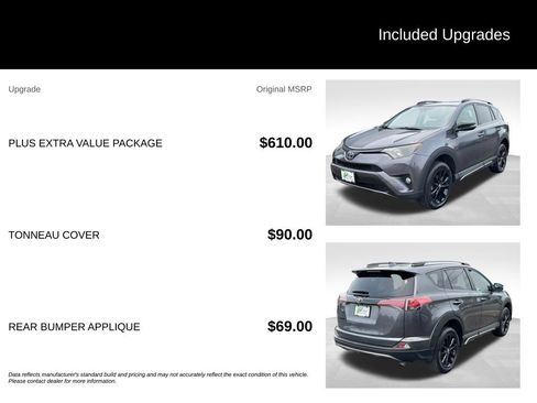 Used 2018 Toyota RAV4 Adventure w/ Plus Extra Value Package AWD/4WD image 10