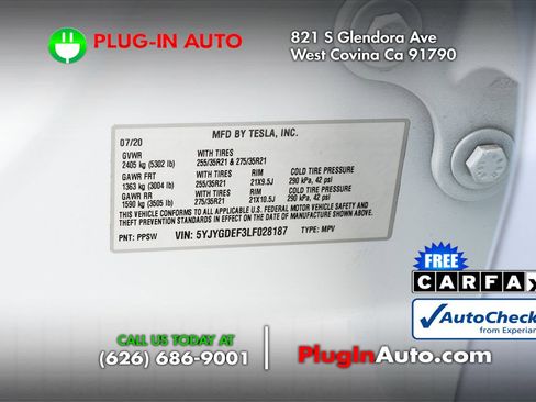 Used 2020 Tesla Model Y Performance image 12