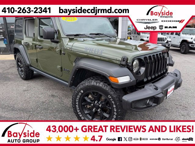 Used 2021 Jeep Wrangler Unlimited Sport AWD/4WD image 1