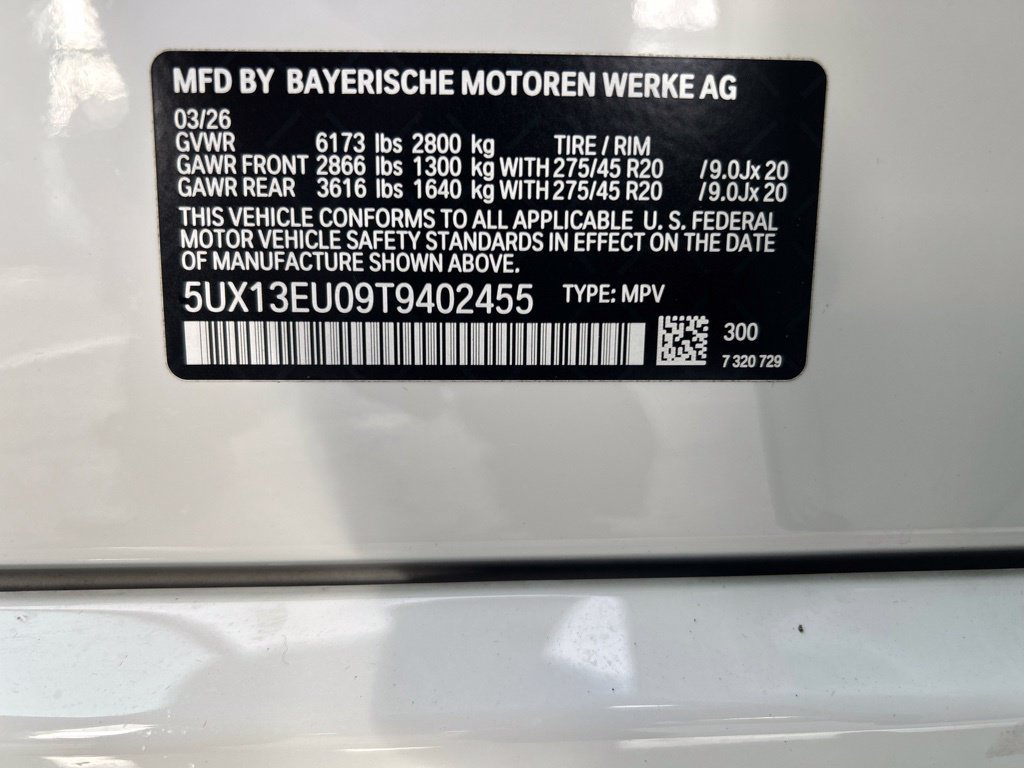 Used 2026 BMW X5 sDrive40i w/ M Sport Package RWD image 52
