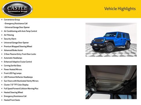 New 2026 Jeep Wrangler Unlimited Sport AWD/4WD image 6