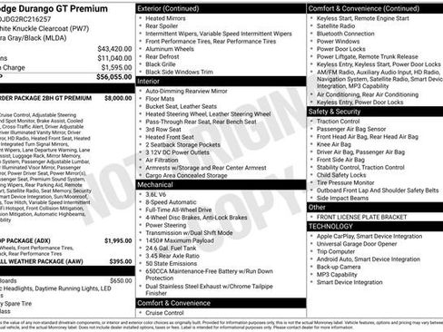 Used 2024 Dodge Durango GT AWD/4WD image 38