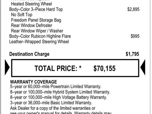Used 2023 Jeep Wrangler Unlimited Rubicon 4xe w/ Cold Weather Group AWD/4WD image 23