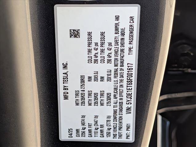 Used 2025 Tesla Model 3 Performance AWD/4WD image 27
